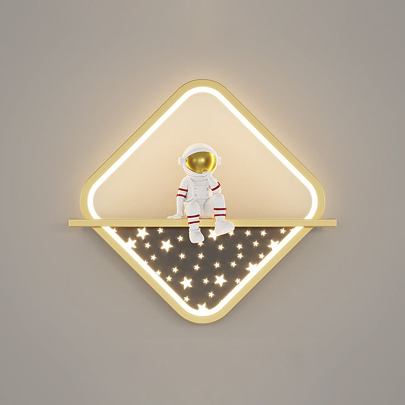 Cartoon LED Wall Mount Light Children Wall Light with Acrylic Shade for Bedroom