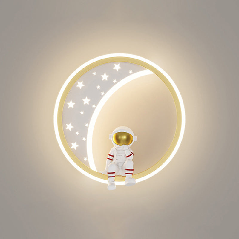 Cartoon LED Wall Mount Light Children Wall Light with Acrylic Shade for Bedroom