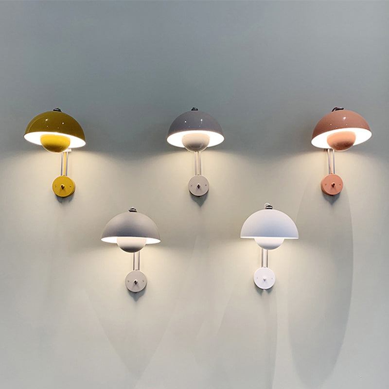 Macaron Style Wall Mount Light 1-Light Wall Lamp for Living Room