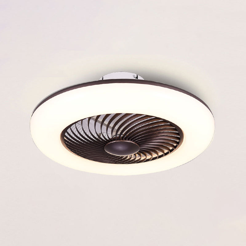 1 Light Ceiling Fan Lighting Modern Style Metal Ceiling Fan Lighting for Dining Room