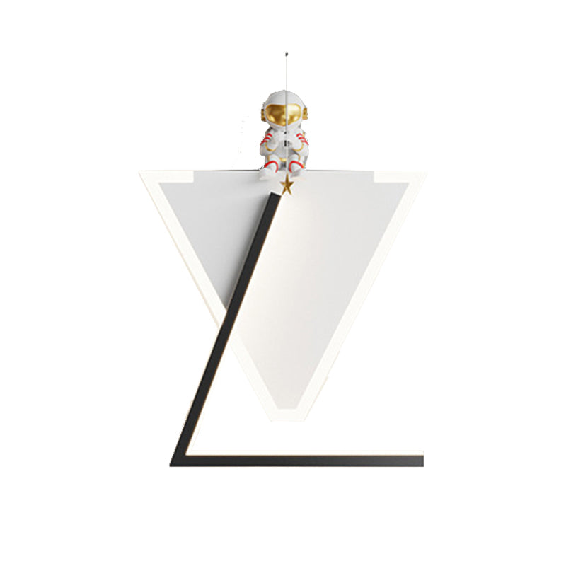 Children Wall Mount Light LED Resin Wall Light with Acrylic Shade for Kid's Room