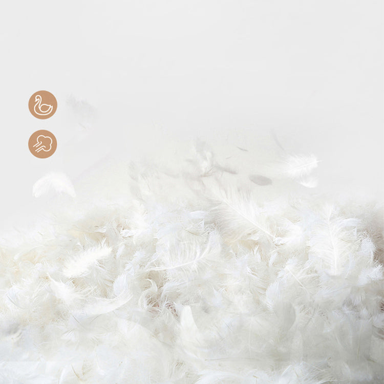 North European Wood and Genuine Leather with Upholstered Headboard