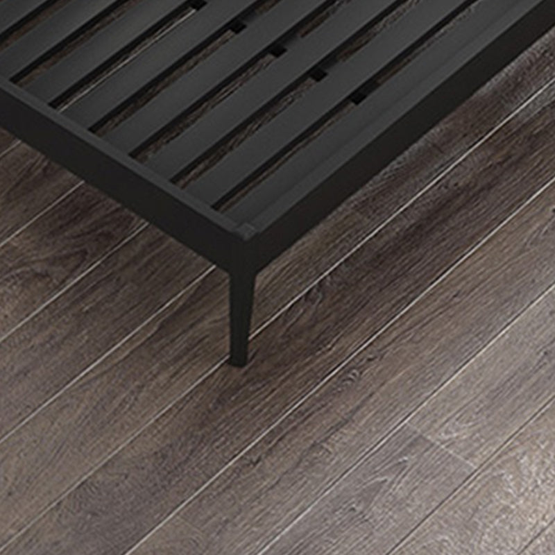 78.74-Inch L Iron Bed Frame Contemporary Black/White Wire-Grid Bed, Mattress Not Included