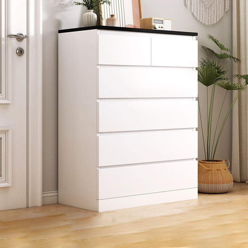 Contemporary Style Wood Accent Chest Side Cabinet with Drawers