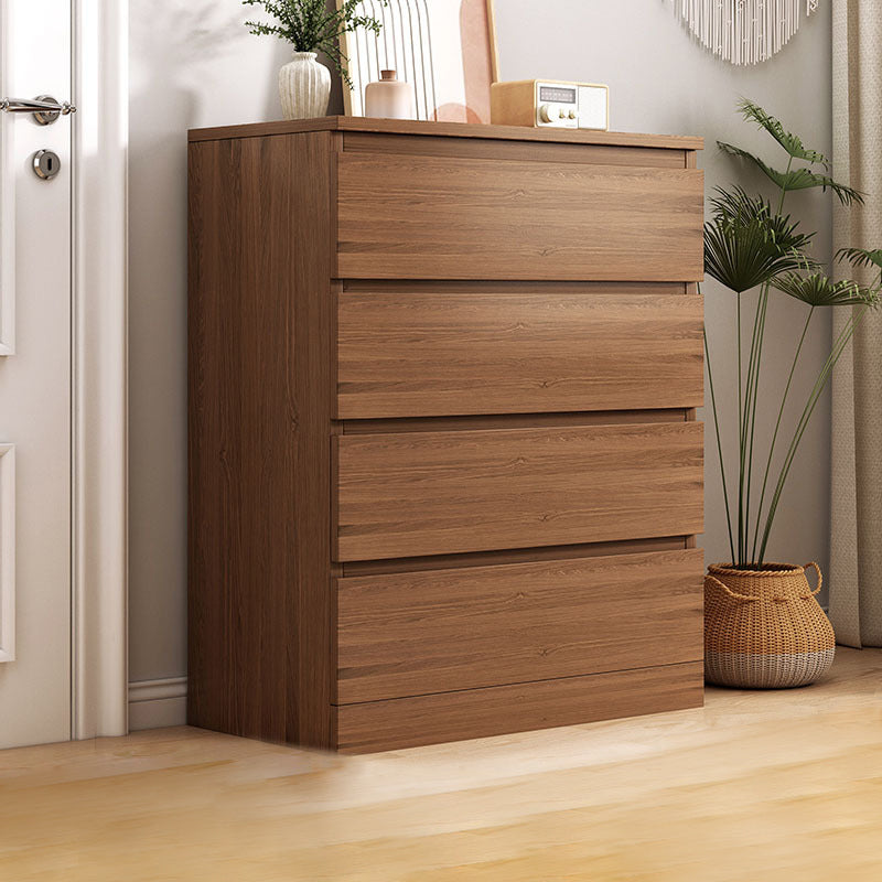 Contemporary Style Wood Accent Chest Side Cabinet with Drawers