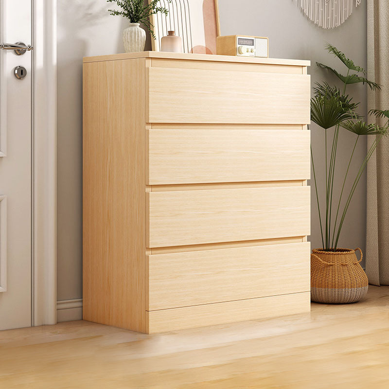 Contemporary Style Wood Accent Chest Side Cabinet with Drawers