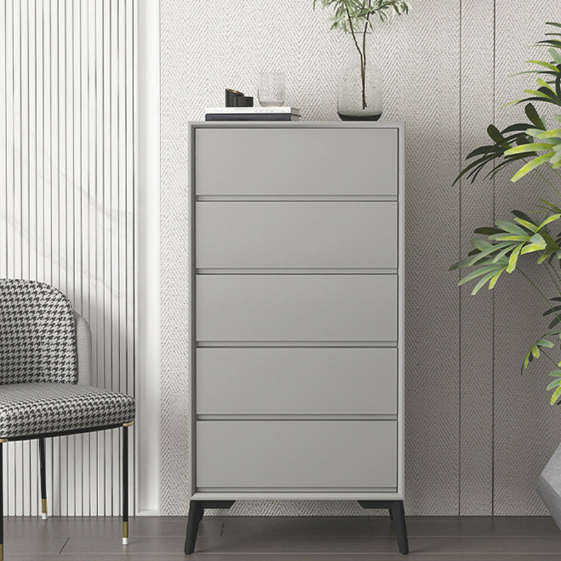 Wood Corner Accent Chest with Drawers Contemporary 15.74" Wide Side Cabinet