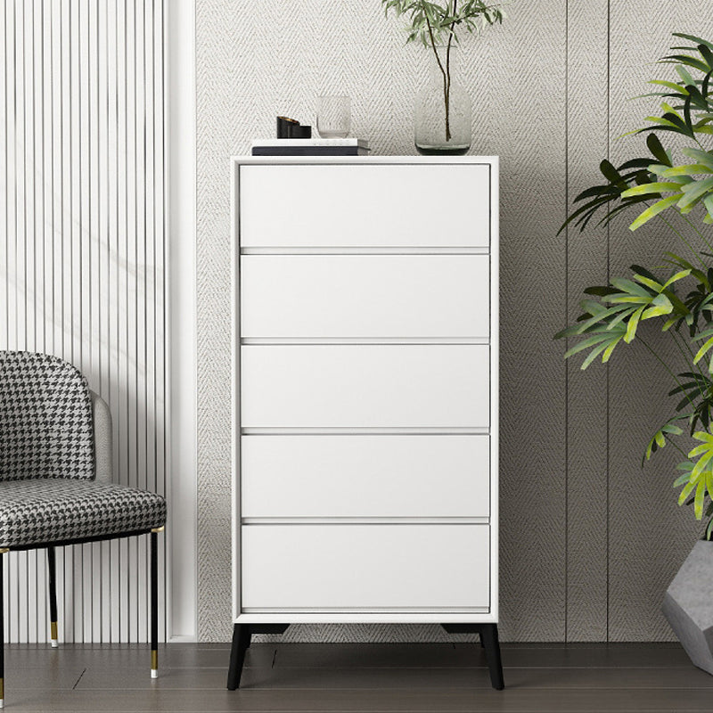 Wood Corner Accent Chest with Drawers Contemporary 15.74" Wide Side Cabinet