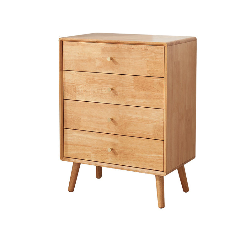 13.77" Wide /15.35" Wide Accent Cabinet Solid Wood 3/4/5  Drawers Cabinet in Brown