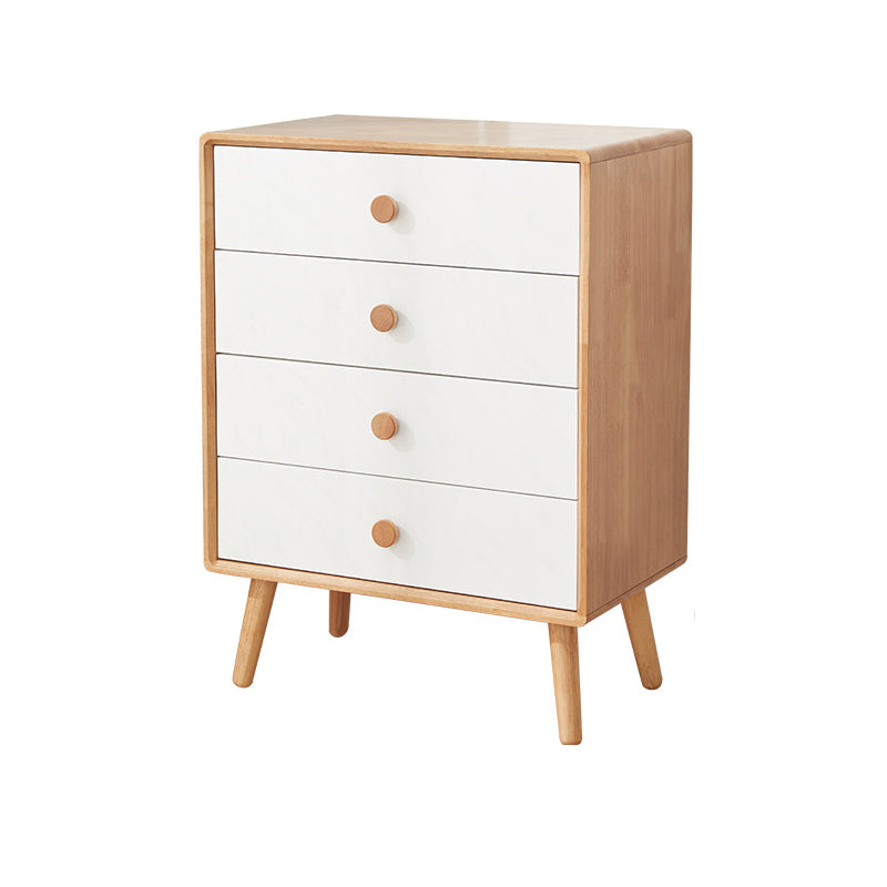 13.77" Wide /15.35" Wide Accent Cabinet Solid Wood 3/4/5  Drawers Cabinet in Brown