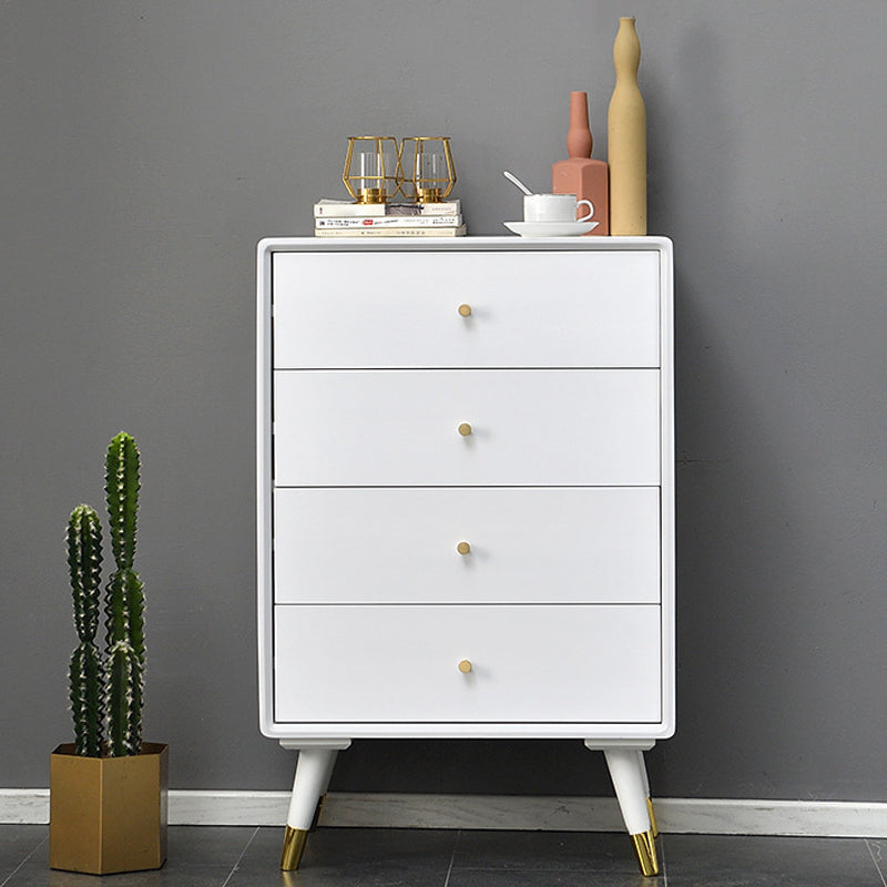 Solid Wood Accent Chest with Drawer Contemporary Side Cabinet