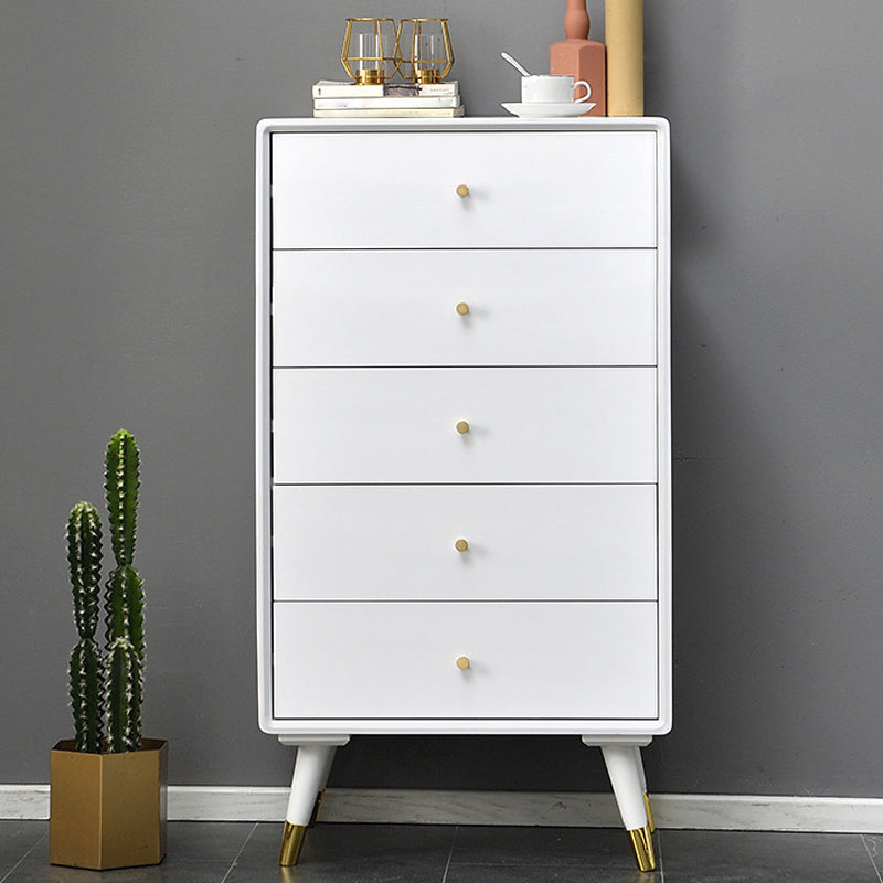 Solid Wood Accent Chest with Drawer Contemporary Side Cabinet