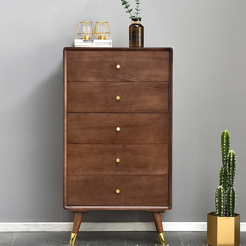 Solid Wood Accent Chest with Drawer Contemporary Side Cabinet