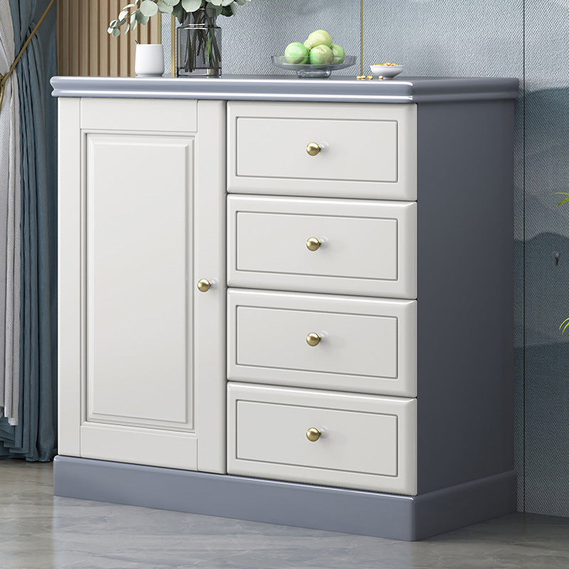 Contemporary Rectangle 1 - Door Standard with Drawer Bar Pulls Chest