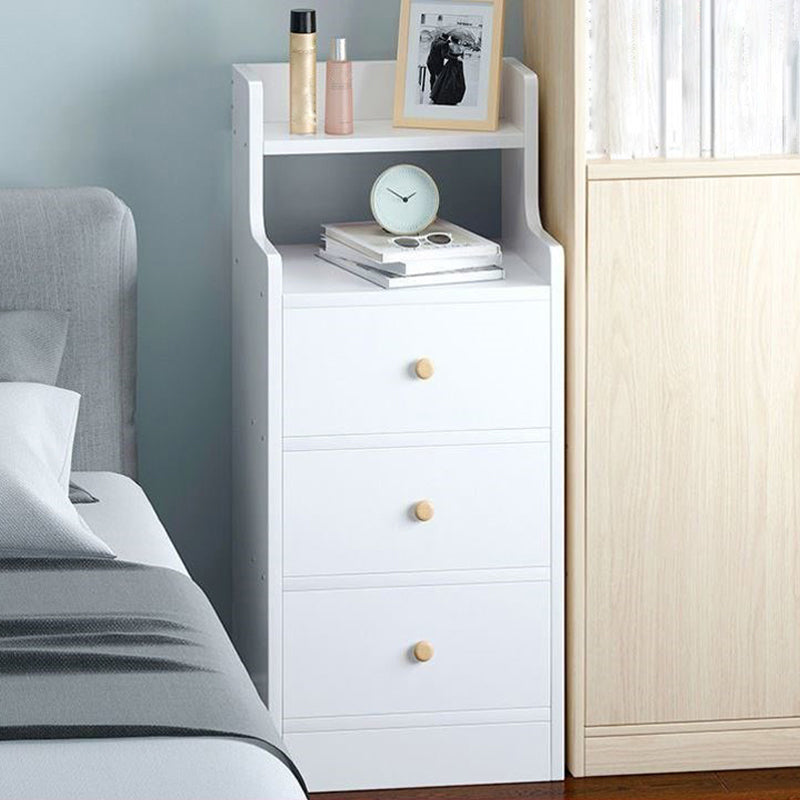 Contemporary Rectangle Manufactured Wood Grooves Accent Chest