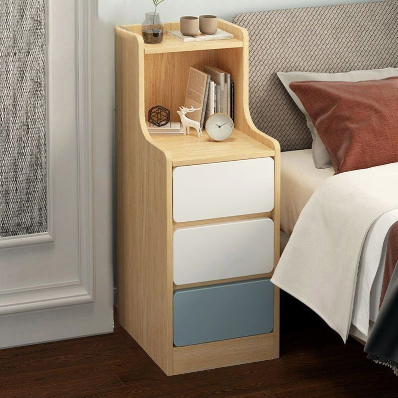 Contemporary Rectangle Manufactured Wood Grooves Accent Chest