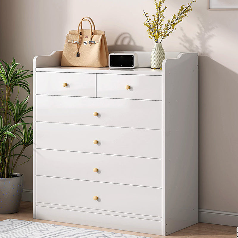Contemporary Rectangle Manufactured Wood And Standard with Drawer Chest
