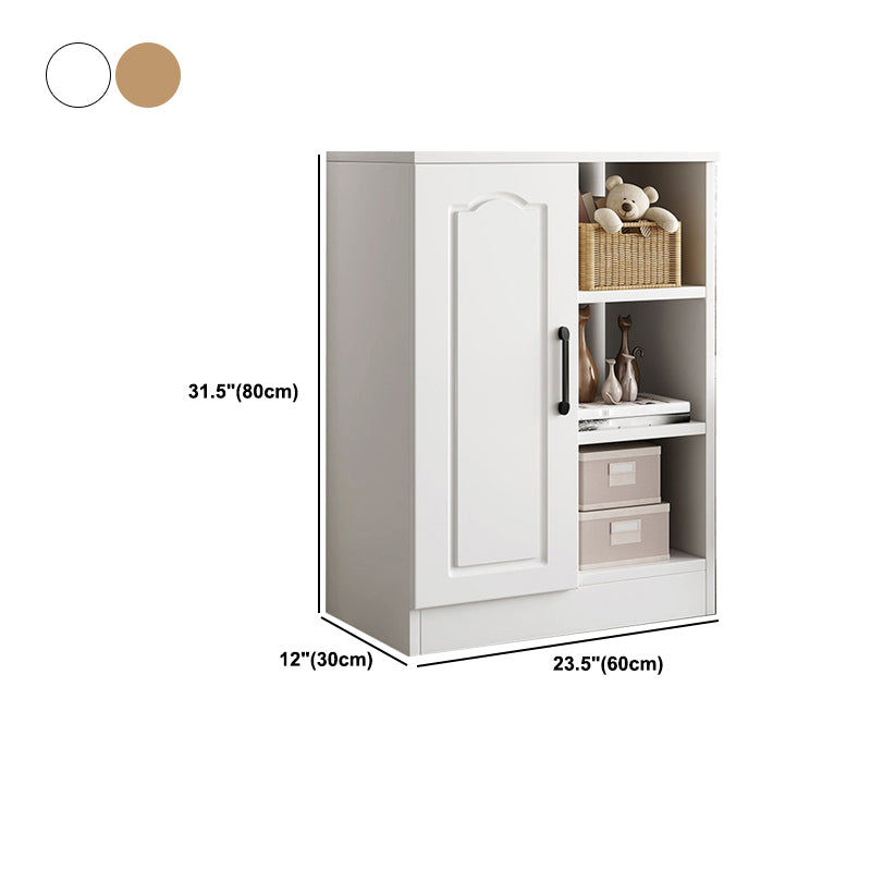 Contemporary Rectangle Standard Matte Finish Wood Knobs Chest