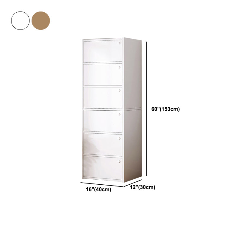 Contemporary Rectangle Standard Matte Finish Wood Knobs Chest