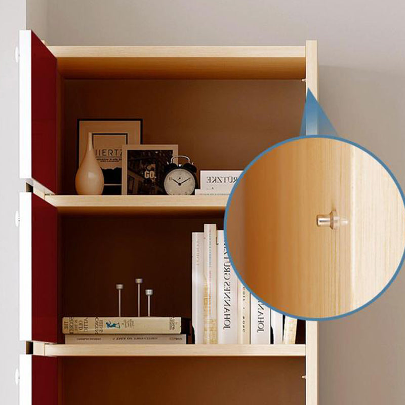 Contemporary Rectangle Standard Wood Knobs Natural Or White Cabinet