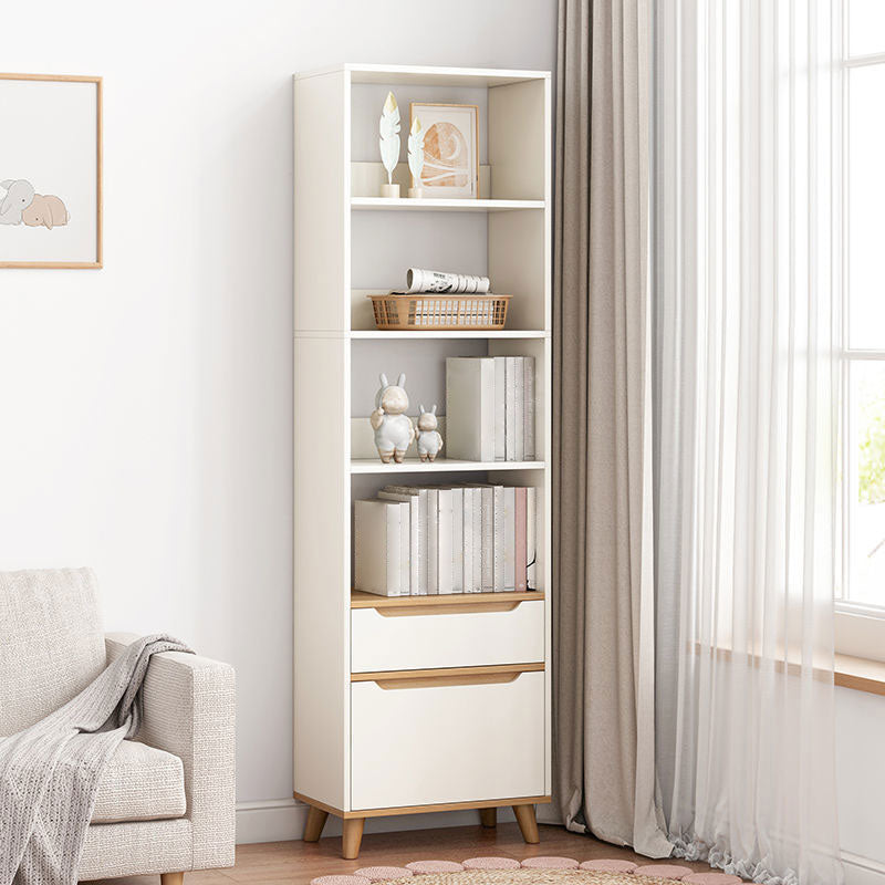 Contemporary Rectangle Standard Chest with Drawer Wood Cutouts