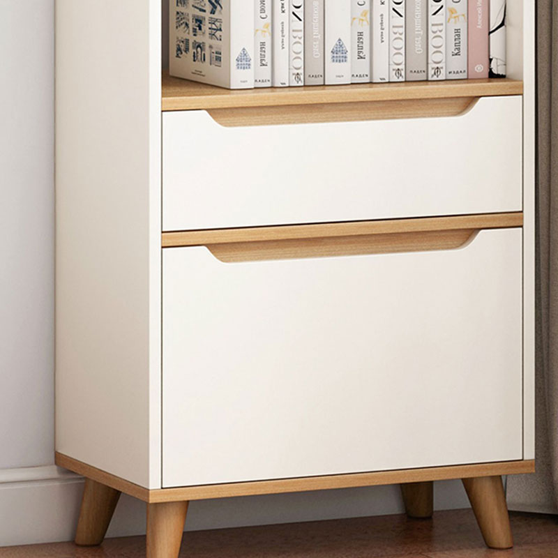 Contemporary Rectangle Standard Chest with Drawer Wood Cutouts