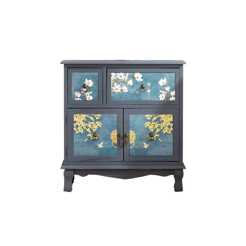 Traditional Style Storage Chest Vertical Wood Dresser with Drawers