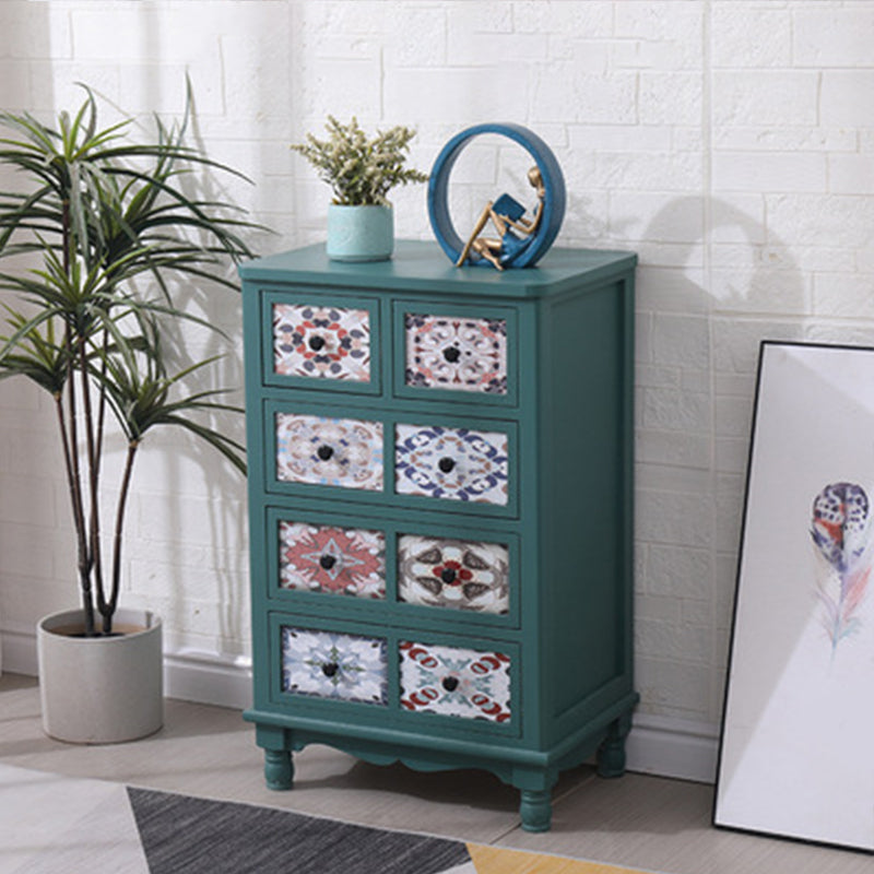 Traditional Style Solid Wood Storage Chest Vertical Dresser with Drawers