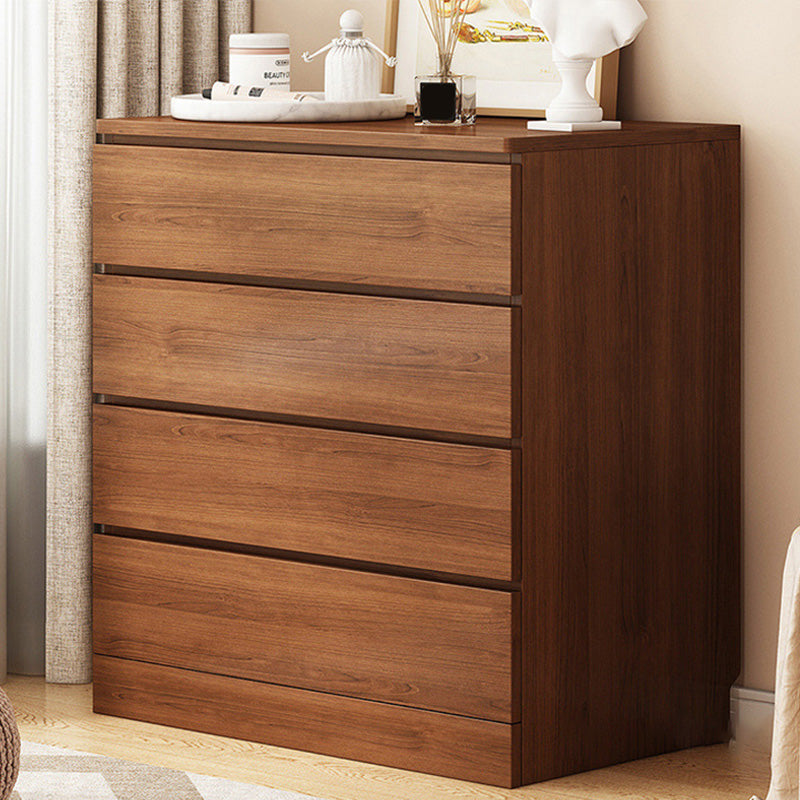 16" W Wooden Chest Modern Style Storage Chest Dresser with Drawers and Doors