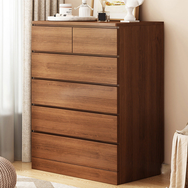 16" W Wooden Chest Modern Style Storage Chest Dresser with Drawers and Doors