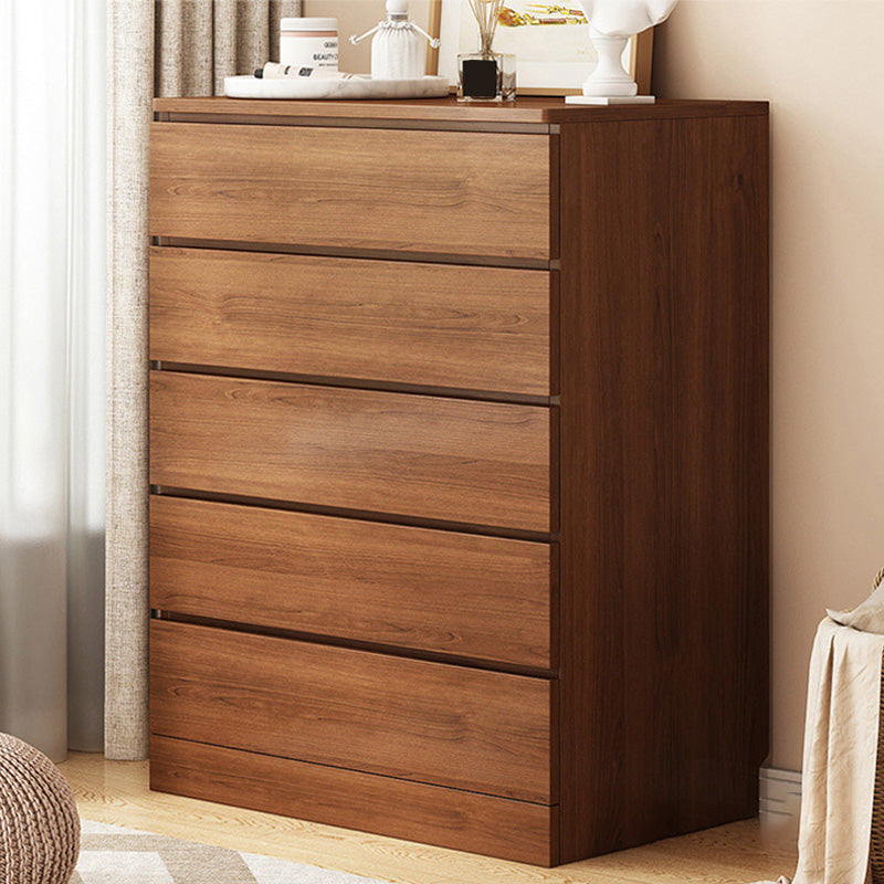 16" W Wooden Chest Modern Style Storage Chest Dresser with Drawers and Doors