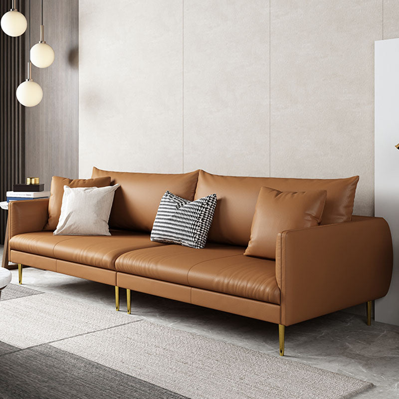 Stain Resistant Stationary 3-seater Square Arm Standard Cushions Sofa