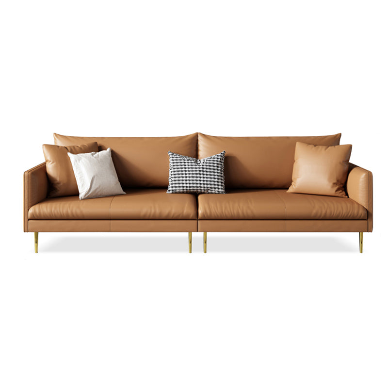 Stain Resistant Stationary 3-seater Square Arm Standard Cushions Sofa
