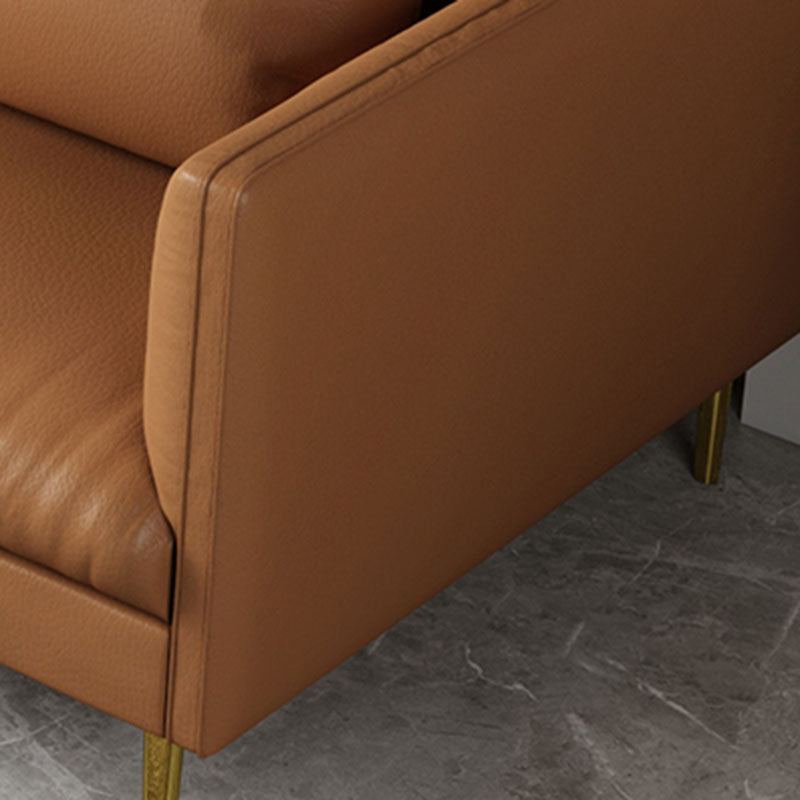 Stain Resistant Stationary 3-seater Square Arm Standard Cushions Sofa