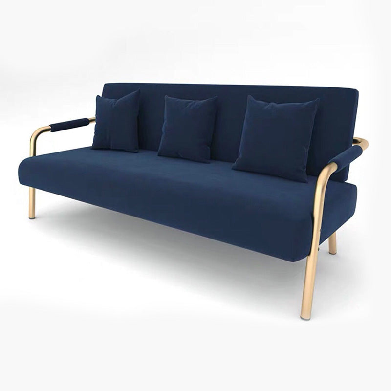 Contemporary Glam Sofa with 3 Pillows for Apartment 22.83" Wide