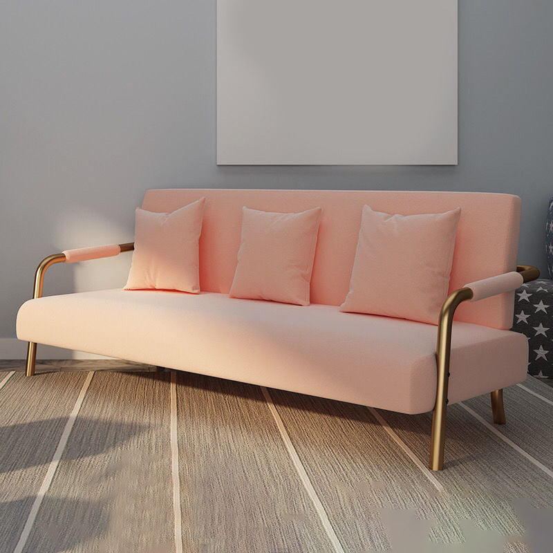 Contemporary Glam Sofa with 3 Pillows for Apartment 22.83" Wide