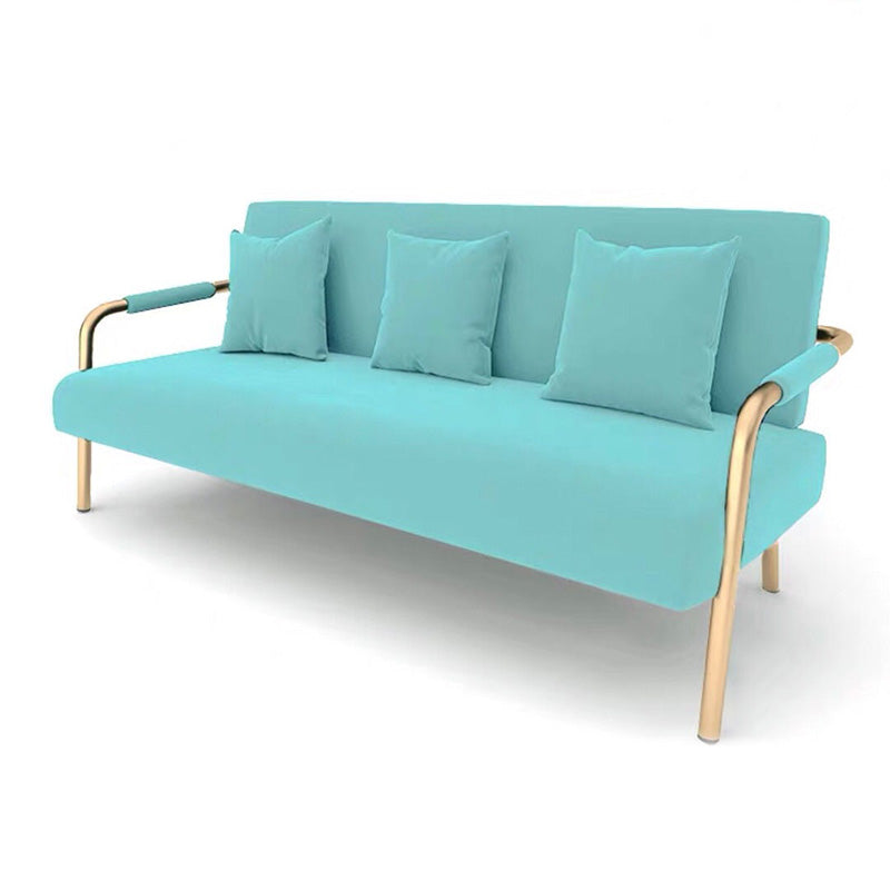 Contemporary Glam Sofa with 3 Pillows for Apartment 22.83" Wide