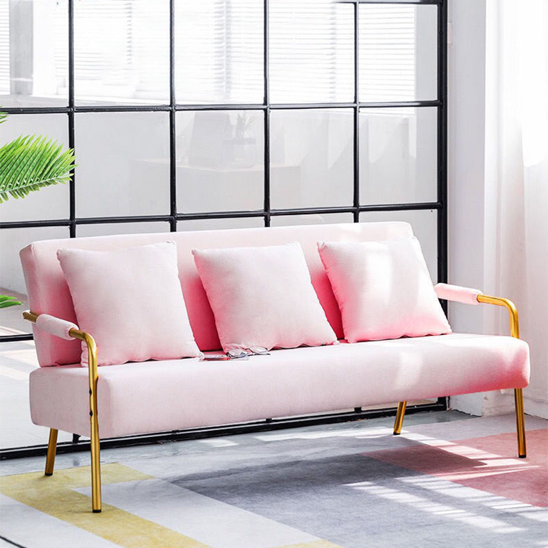 Contemporary Glam Sofa with 3 Pillows for Apartment 22.83" Wide
