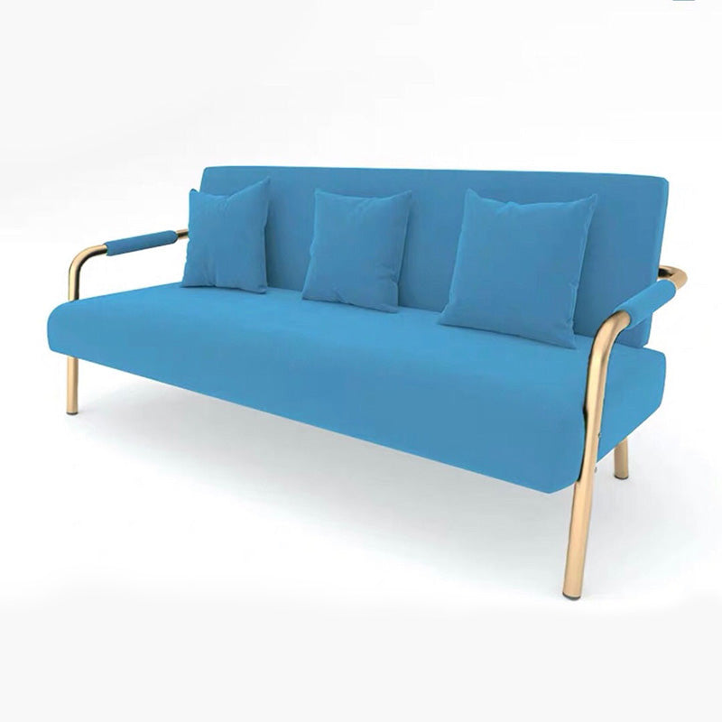 Contemporary Glam Sofa with 3 Pillows for Apartment 22.83" Wide