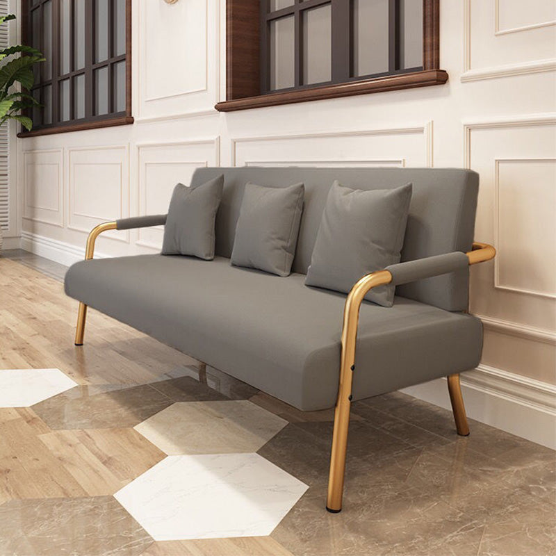 Contemporary Glam Sofa with 3 Pillows for Apartment 22.83" Wide