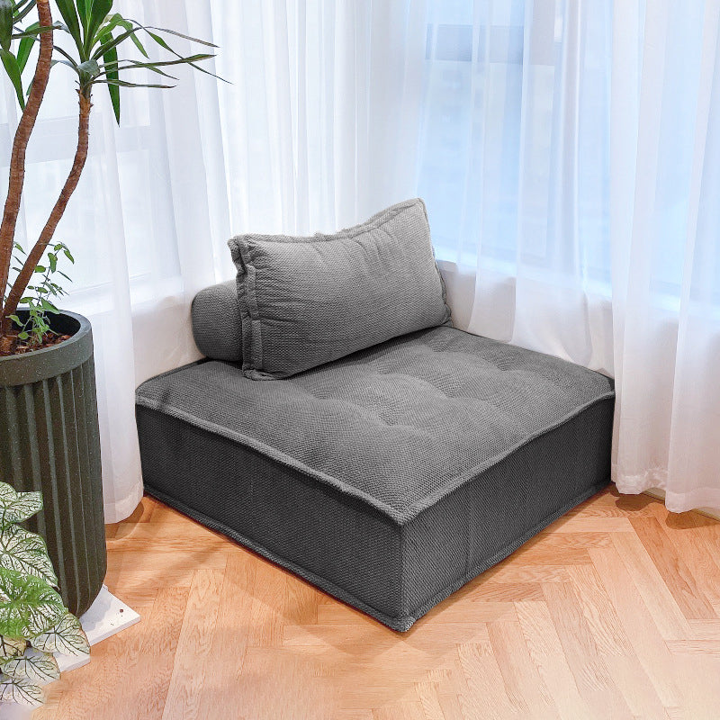 Linen Chair 31.4" L x 31.4" W x 27.5" H Armless Chair for Living Room