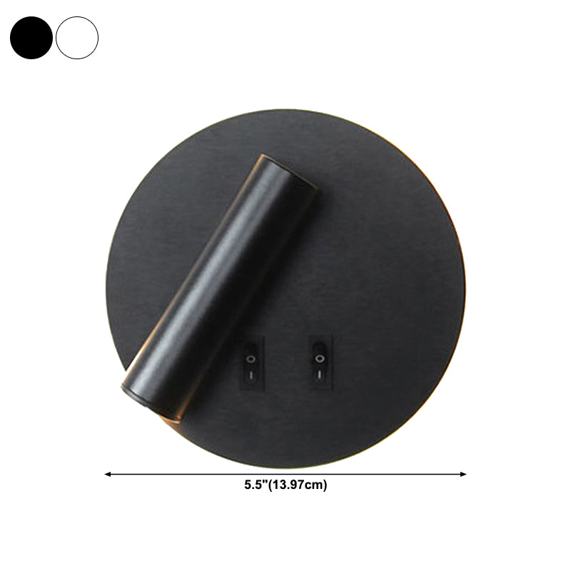 2-Light Wall Sconce Modern Style Metal Wall Lighting for Bedside