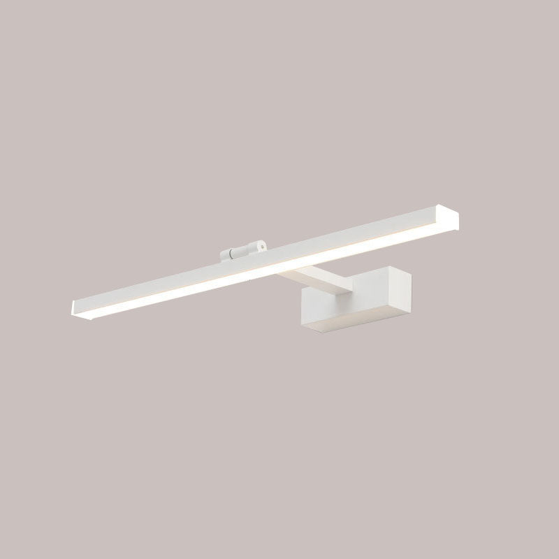Modern Simplicity LED Wall Light Linear Shape Mirror Wall Lamp in White