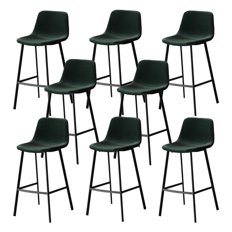 Industrial Style Barstool Indoor Black 4 Legs Bar Stool for Coffee Shop