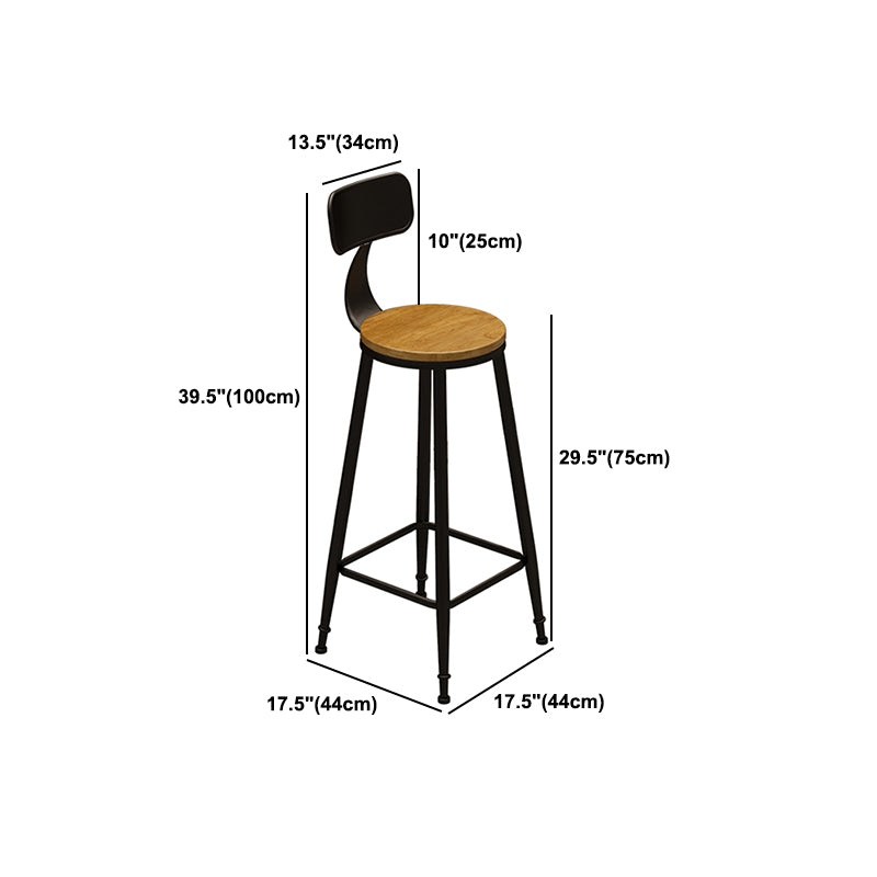 Industrial 1/611 Pieces Bar Table Set Rectangle Pine Wood Counter Table with High Stools