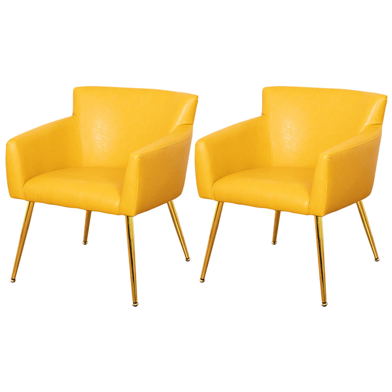 Modern Faux Leather Dining Chair Parsons Chair in Matte Finish for Home