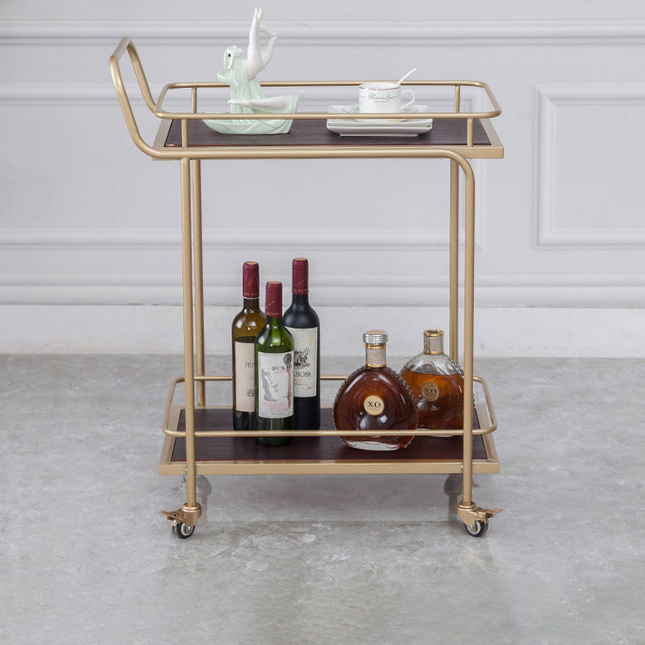 Rolling Modern Prep Table Stone 33.86" High Prep Table for Restaurant