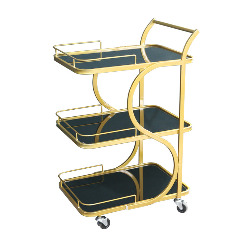 Rolling Contemporary Style Prep Table Metal Prep Table for Restaurant