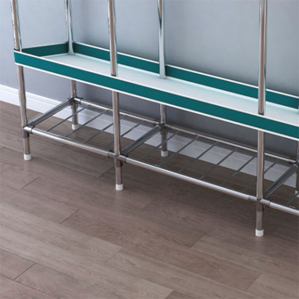 Modern Style Wardrobe Armoire Aluminum Alloy Frame Wardrobe Cabinet for Home