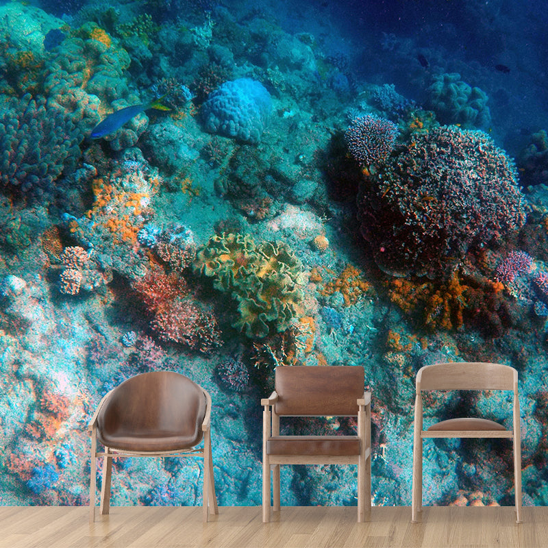 Ocean Photography Wallpaper Environmental Bathroom Floor Murals Wall Mural